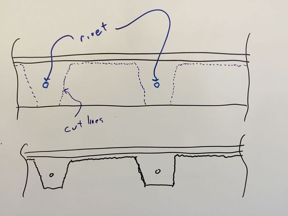 Splitter air dam fab sketch