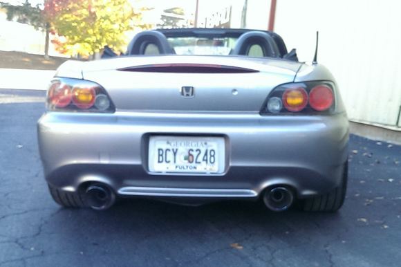 Mugen Exhaust 2.2L S2000 Installed