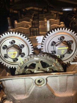 Getting ready to pull cams