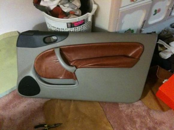 finished front panel