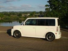 My white 2006 xB with 17's, leather and moonroof with the Willamette river in the background.