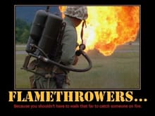 flamethrowers