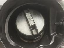 Here is how clean is the area of the tank gas cap.