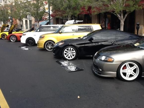 Beautiful day for a car show