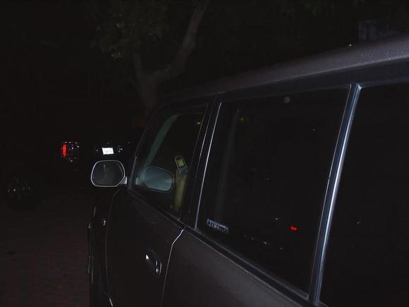 Safely home in my xb at night