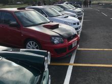 My red spec c blob in the line up beside a beautiful hawk spec c with 27,000 miles on the clock!!!!!