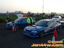 Scubbay and Betsy once the fastest Impreza in Ireland