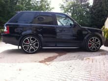 2011 LED rear lights, New Supercharged 22&quot; diamond cut alloys. Red brembo calipers