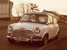 MINI MARCH 1983, MOT FAILURE BOUGHT, 12 MONTHS OF WELDING AND PAINTING LATER