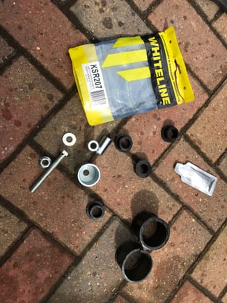Whiteline steering rack bush kit! I will confess 50% got fitted I am likely gonna fit a 2014+ quick rack so will put in there!