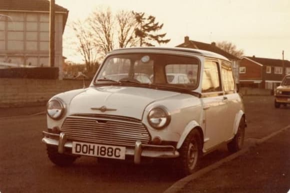 MINI MARCH 1983, MOT FAILURE BOUGHT, 12 MONTHS OF WELDING AND PAINTING LATER