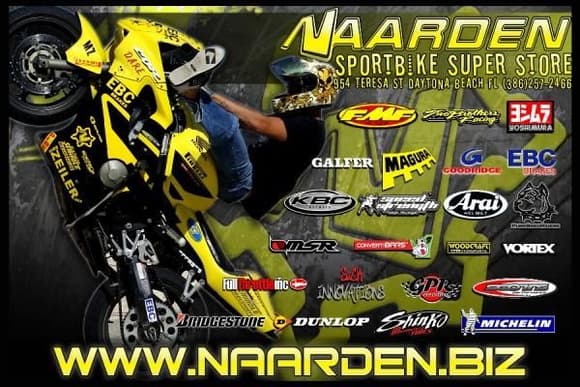 Naarden SportBike Parts
Daytona Beach
www.Naarden.biz