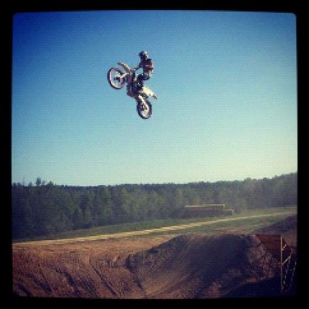 doing a lil mx riding...this is my true love