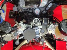 All lighting is LED with battery direct power via relay to the headlight with a modulator, brakes upgraded, my own mosfet VRR install, hard wire cell power mount, VM, 3"+ clip-ons, and on and on and on...