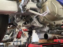 Had to remove everything except the front head pipe. 