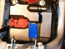 rear pair block off plate