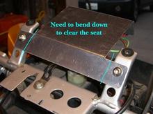 Luxeon brake light bracket
