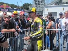 Colin Edwards meeting the fans.