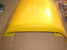 seat cowl, '98 yellow, some damage