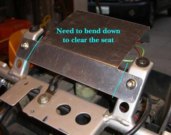 Luxeon brake light bracket