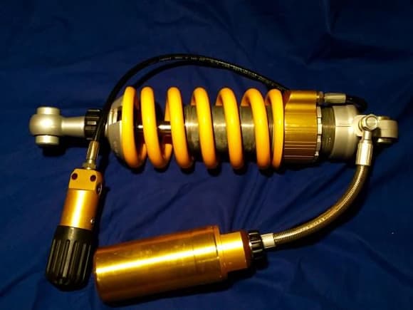 The Ohlins is back from a factory Ohlins service, ready for install after I get the linkage serviced!