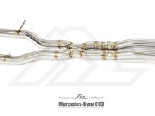 Fi Exhaust for Mercedes-Benz W204 C63 - Mid X Pipe.