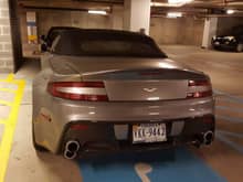 Meanwhile in Virginia, Jeremy Kardmai spotted this Aston Martin V8 Vantage Roadster tuned by Mansory. It's quite rare to spot these in the U.S.