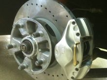 3 inch bolt spaced Brembo's with repro 908 pad pins