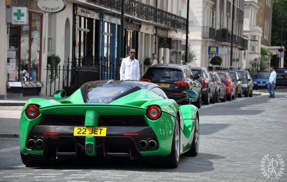 Green LaFerrari by Van Dorp Exclusive Automobiles