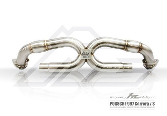 Fi Exhaust for Porsche 997 Carrera / S – Catless Mid X Pipe.