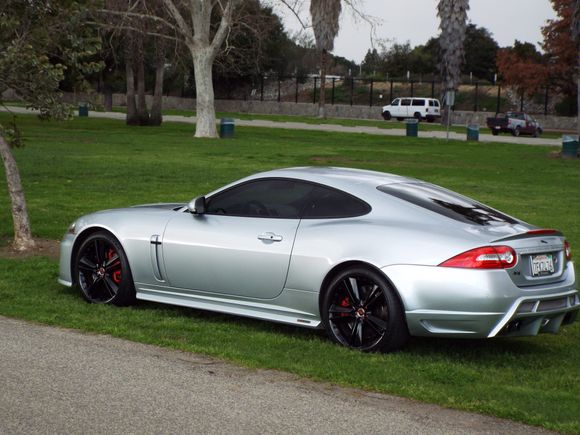 My daily driver workhorse, the venerable Jag XKR (with a little 600hp punch)