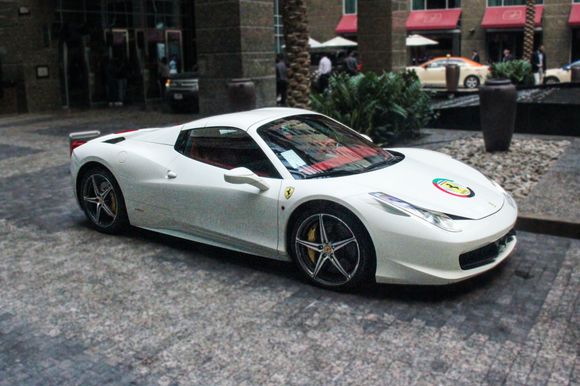Ferrari 458 Celebrating UAE's National Day