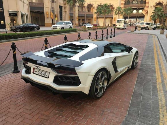 Second, Here's a Mansory Lamborghini Aventador in Doha, Qatar.