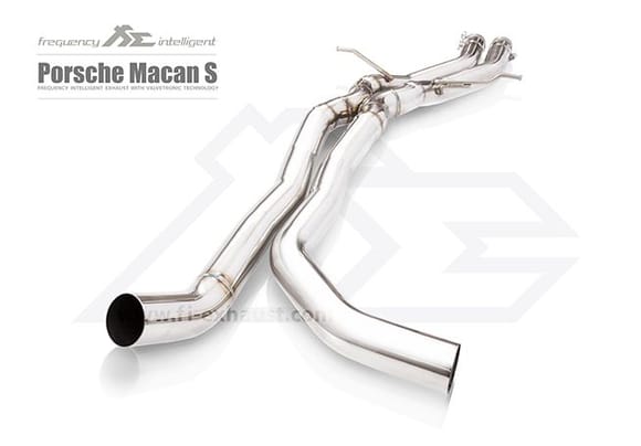 Fi Exhaust for Porsche Macan S/GTS – Mid X Pipe.