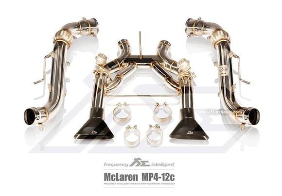 Fi Exhaust for McLaren MP4-12c – Full Exhaust System.