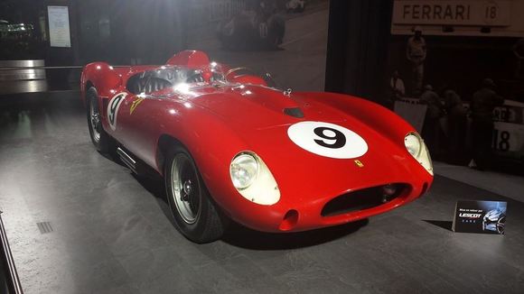 Here is a really bad picture of it. It was on a special LeMans display and yes it was the real deal, no replicas there!