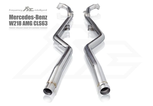 Fi Exhaust for Mercedes-Benz AMG W218 CLS63 - Front Pipe.