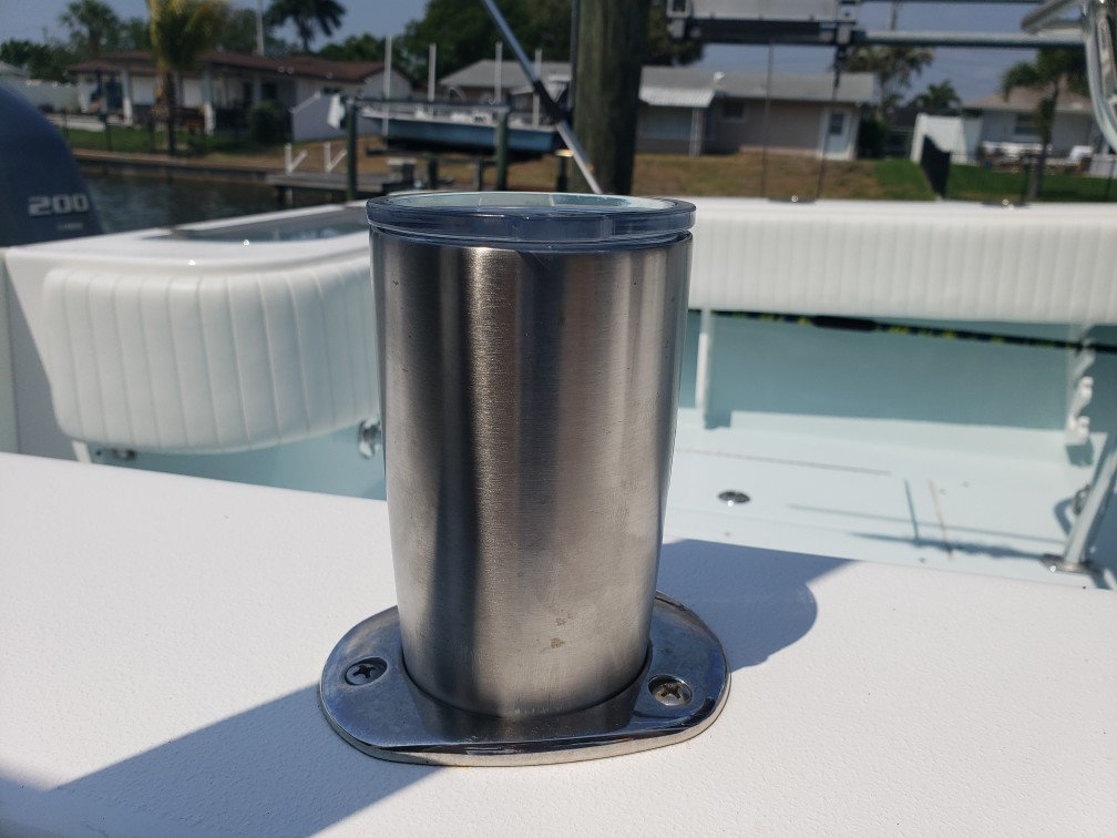 Boat Cup Holders Installation Yeti Sized 