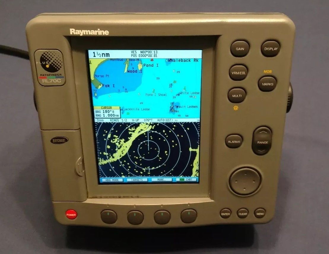 For Sale Raymarine Rl C Color Radar Gps Chartplotter Radar Package The Hull Truth