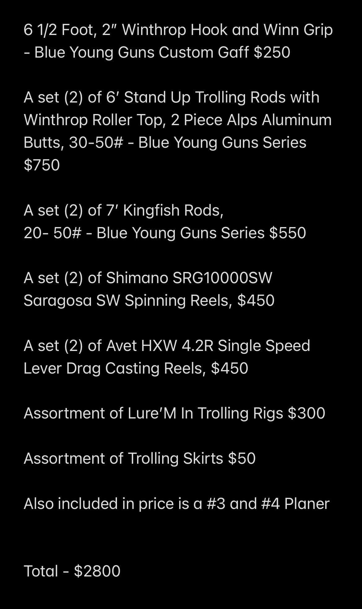 Connley Blue Young Guns Fishing Rod/Reel set up, Lure'M In Trolling Rigs  and Misc. - The Hull Truth - Boating and Fishing Forum