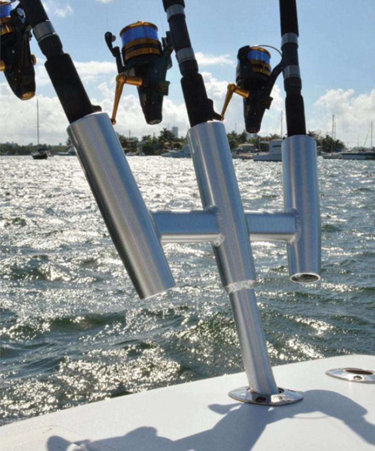 New Taco Marine 3 Rod Aluminum Kite Rod Holder SOLD! - The Hull Truth -  Boating and Fishing Forum