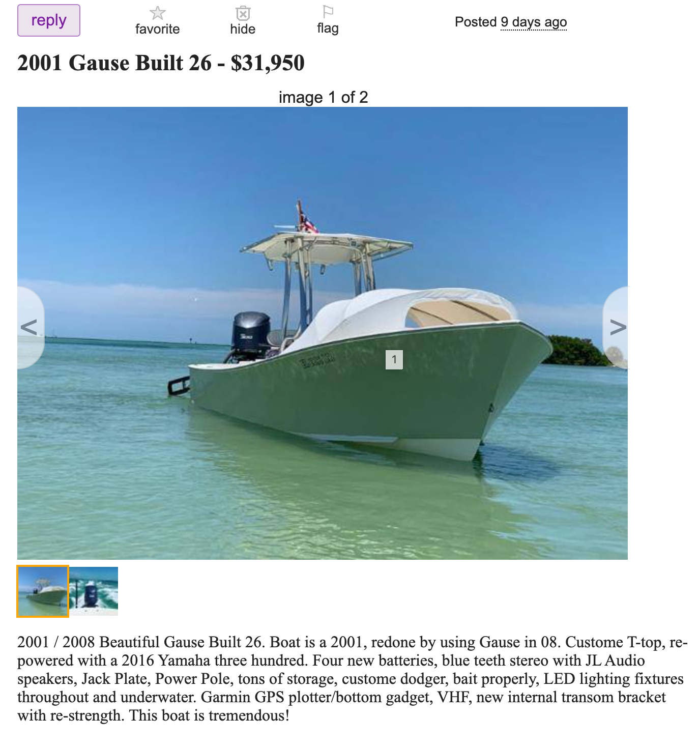 Craigslist Ads Trying To Deflate The Boat Market The Hull Truth Boating And Fishing Forum