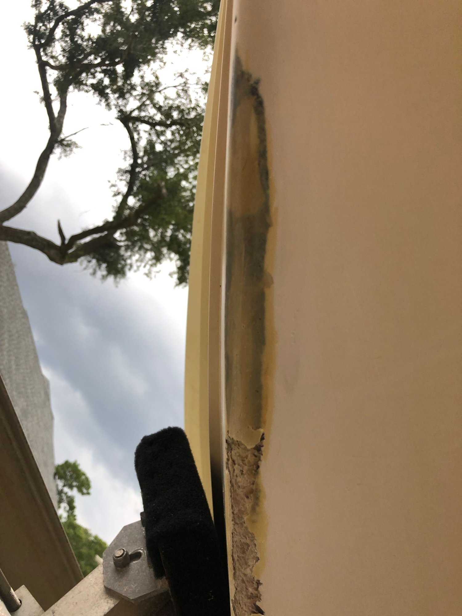 Fiberglass Experts Keel Damage + Old Repair The Hull Truth Boating