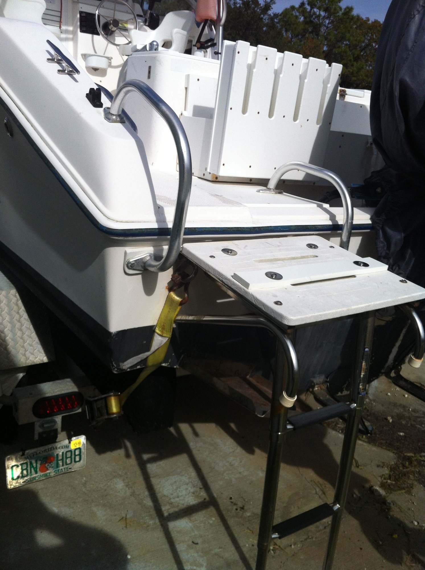 Custom dive ladder/platform Tampa area who? The Hull Truth