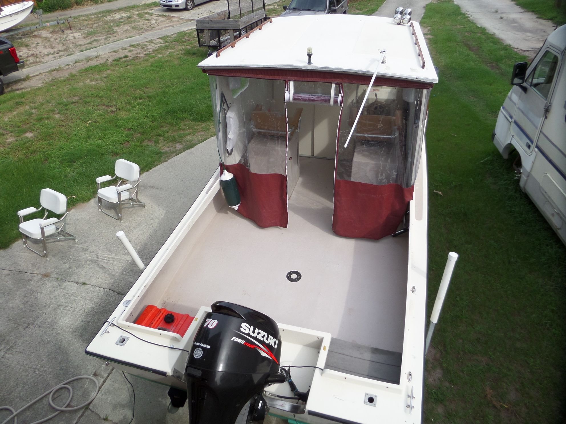 [FS] 2003 Retro Marine 21' Cape Island Trawler NC 14,500 The Hull