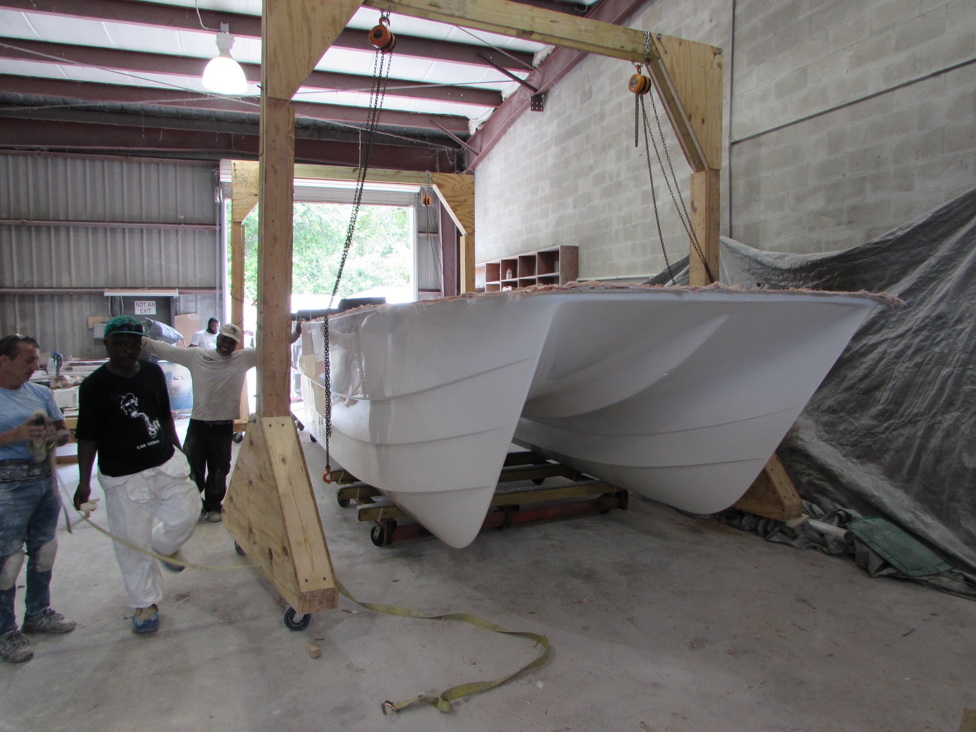 Eastward Horizon 30" catamaran - build slot - The Hull 