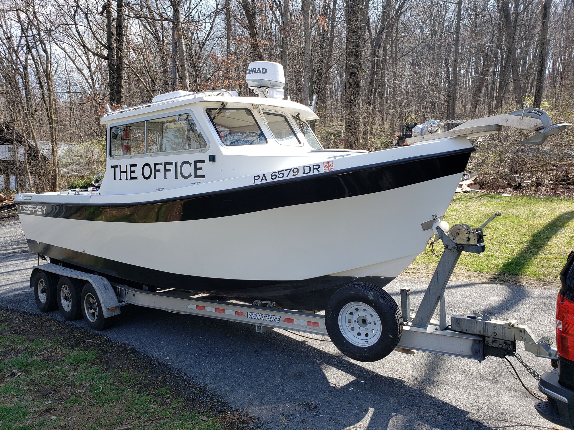 the osprey fishing boat