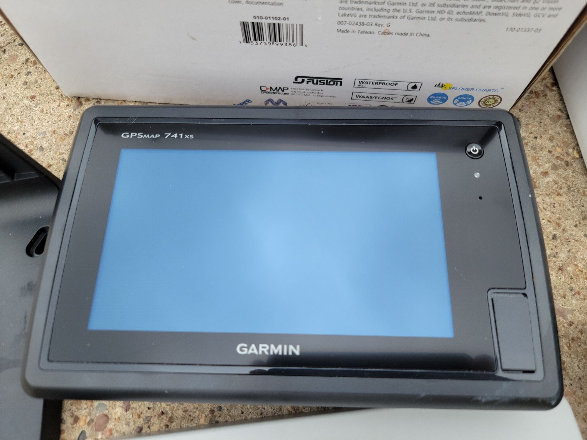 NIB Garmin 741xs, used GCV10 box and 2 transducers The Hull Truth Boating and Fishing Forum