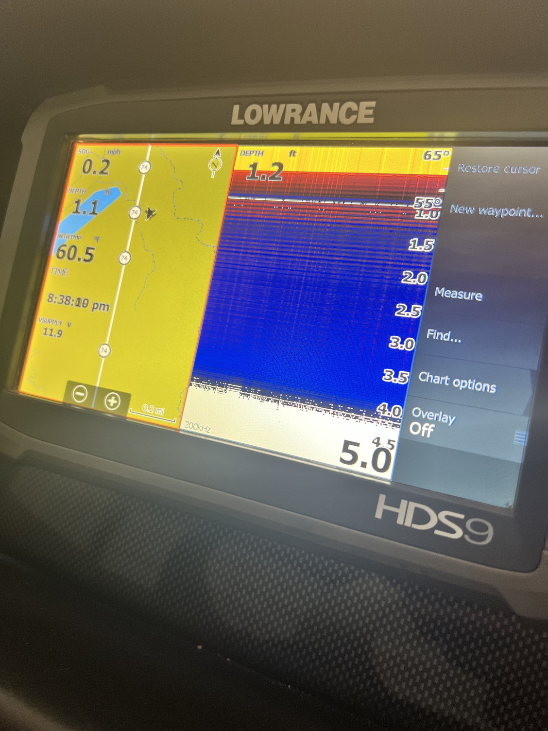 Lowrance 9 HDS - Gen 3 Not reading bottom correctly at startup - The Hull  Truth - Boating and Fishing Forum
