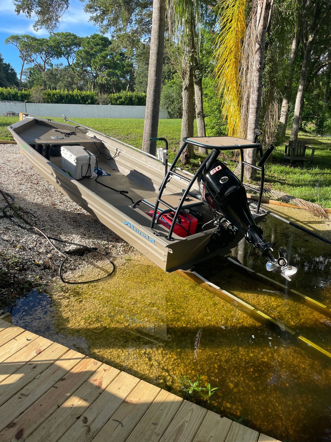Overpowered Jon Boat with popping noise in transom The Hull Truth